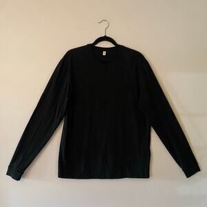 Kotn Black Long Sleeve Tee Crewneck T-Shirt Basic Loungewear Men's size Medium